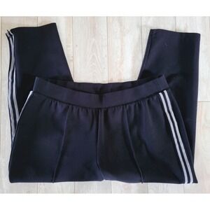 Avia Athletic Pants Lounge Activewear Side Stripe Black Zip Legs‎ XL/XG NEW